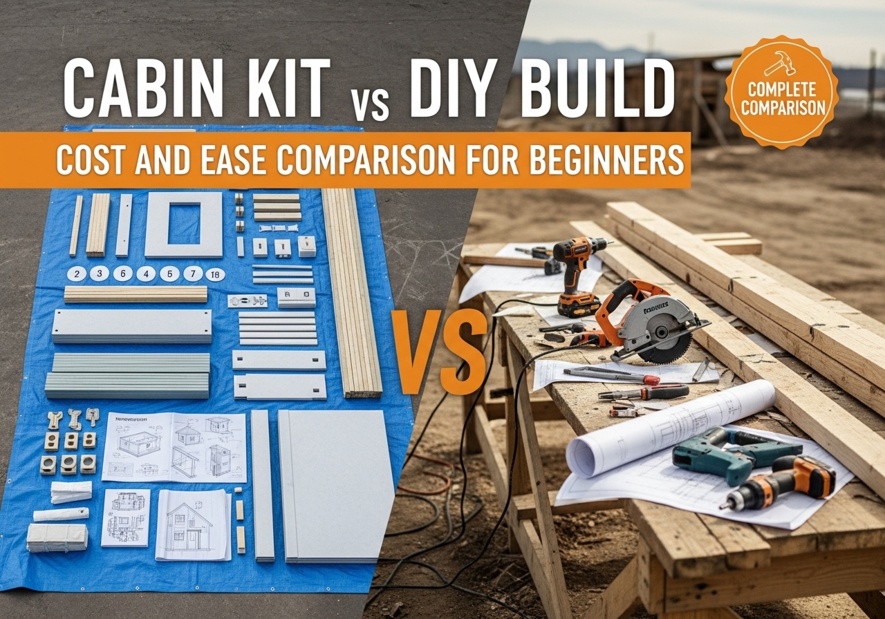 Cabin Kit vs DIY Build: Cost and Ease Comparison for Beginners
