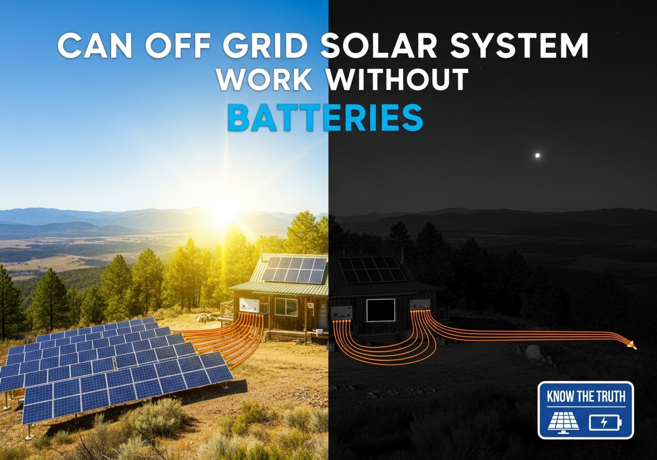 Can Off Grid Solar System Work Without Batteries