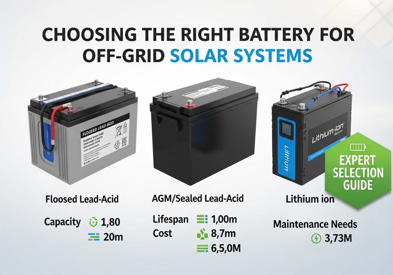 Choosing the Right Battery for Off-Grid Solar Systems