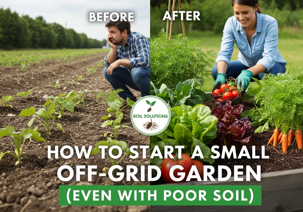 How to Start a Small Off-Grid Garden (Even With Poor Soil)