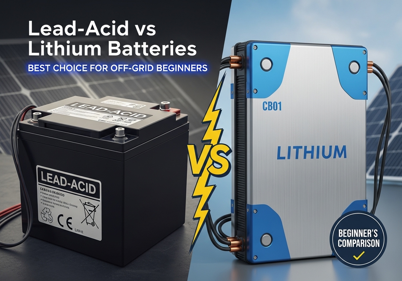 Lead-Acid vs Lithium Batteries: Best Choice for Off-Grid Beginners