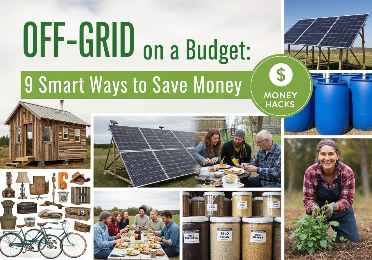 Off-Grid on a Budget: 9 Smart Ways to Save Money