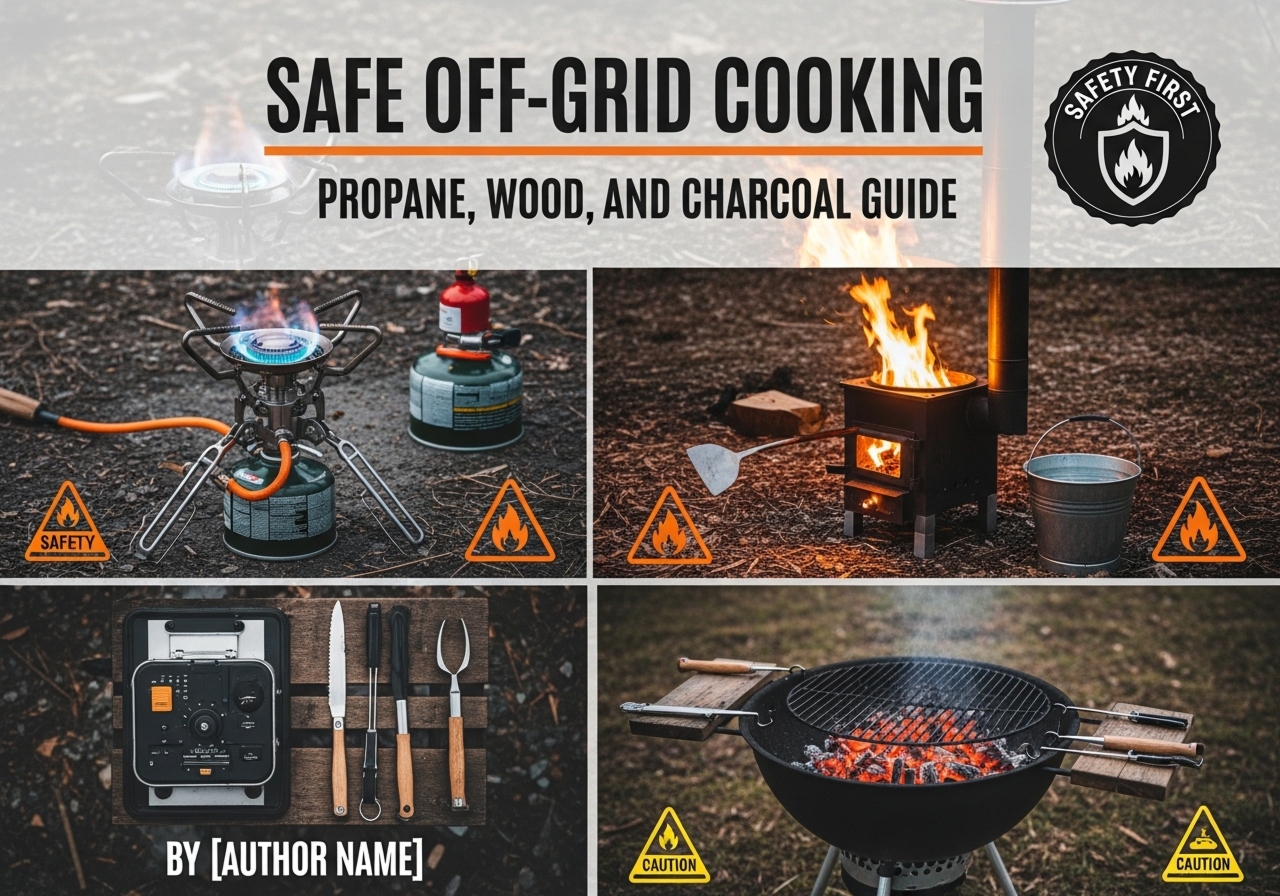 Safe Off-Grid Cooking: Propane, Wood, and Charcoal Guide