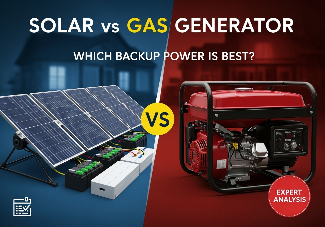 Solar vs Gas Generator: Which Backup Power Is Best?
