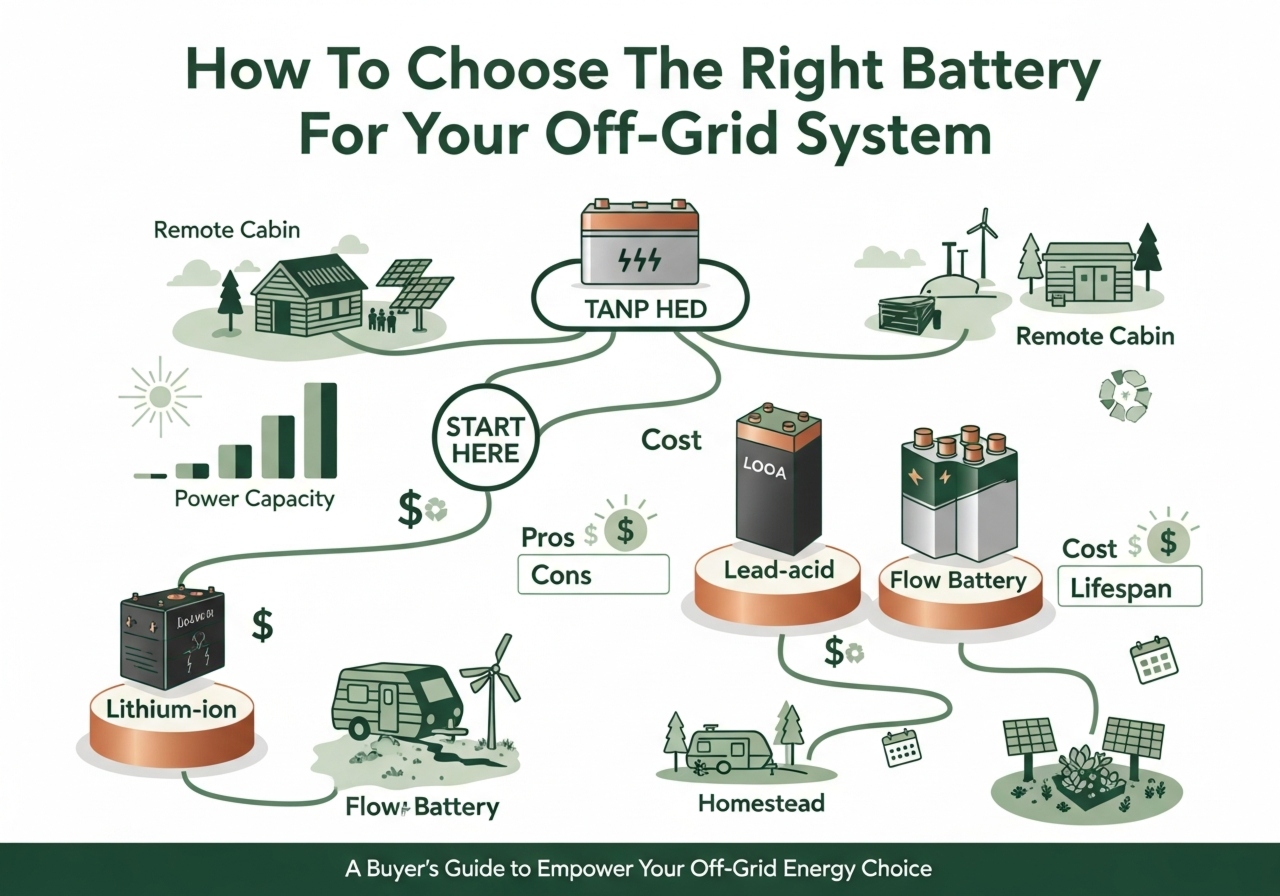How To Choose The Right Battery For Your Off-Grid System