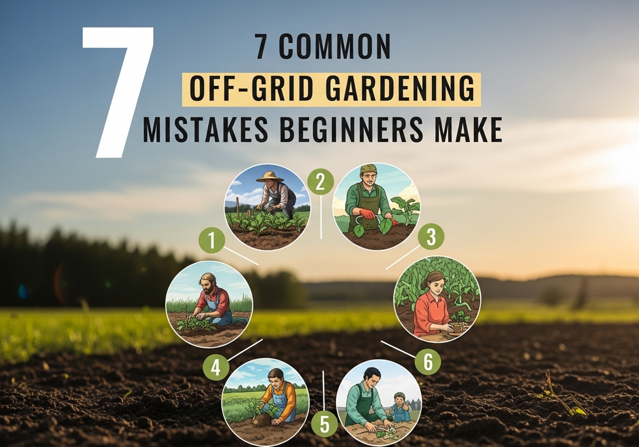 7 Common Off-Grid Gardening Mistakes Beginners Make