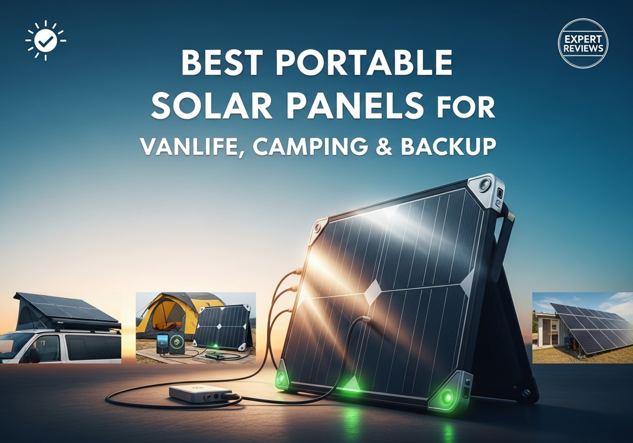 Best Portable Solar Panels for Vanlife, Camping & Backup