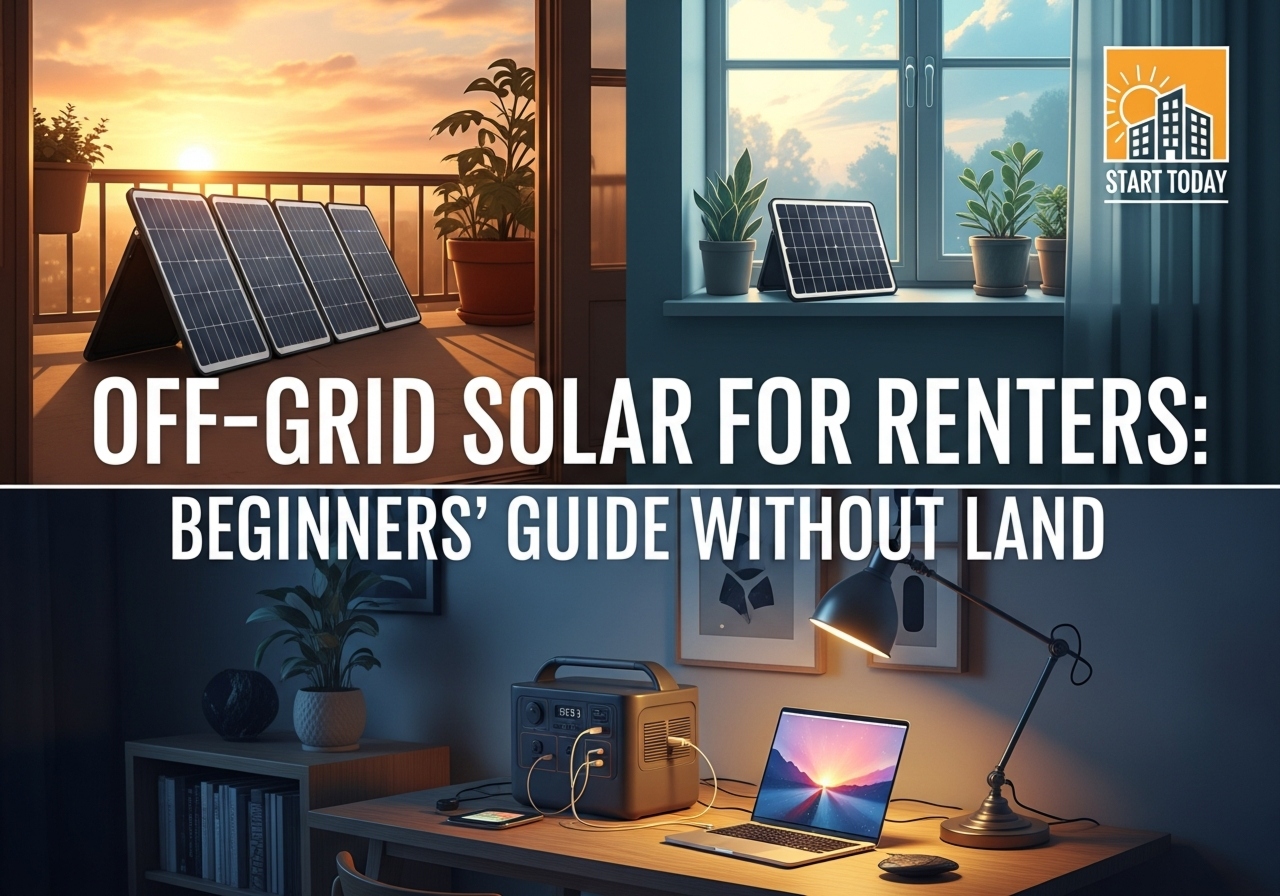 Off-Grid Solar for Renters: Beginners’ Guide Without Land