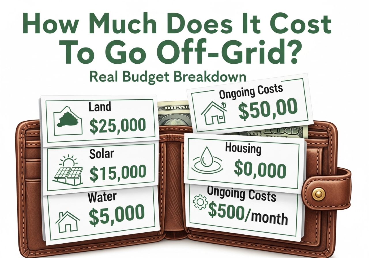 How Much Does It Cost To Go Off-Grid? Real Budget Breakdown