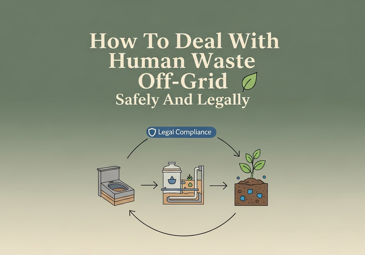 How To Deal With Human Waste Off‑Grid Safely And Legally