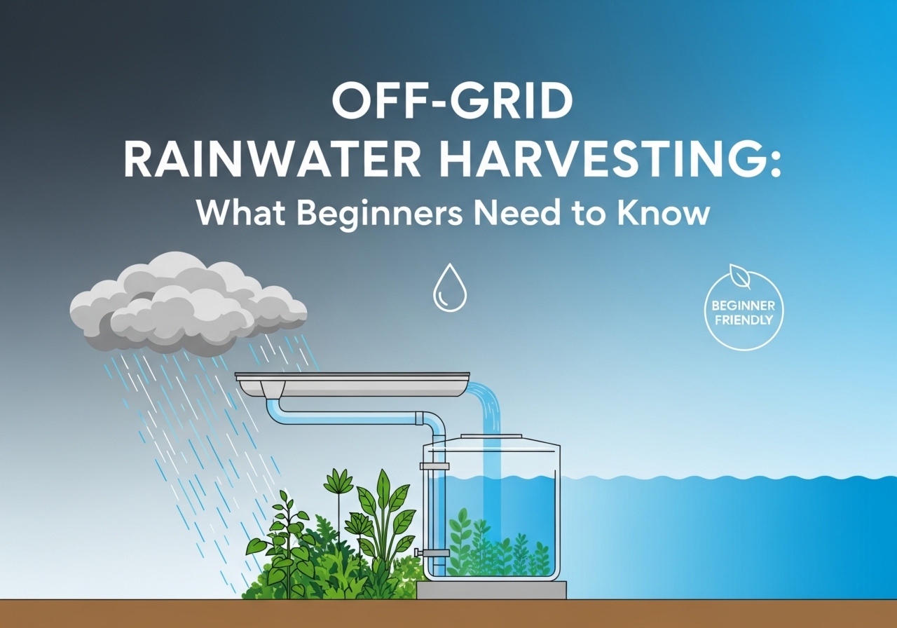 Off-Grid Rainwater Harvesting: What Beginners Need to Know