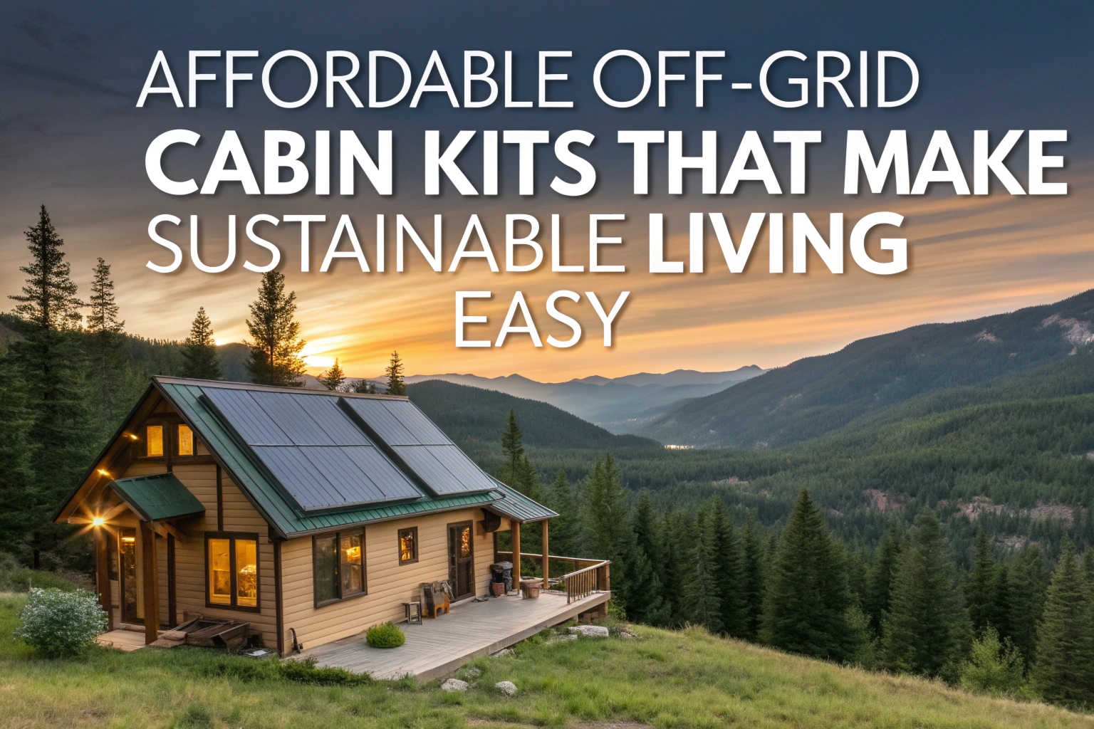 Affordable Off‑Grid Cabin Kits That Make Sustainable Living Easy