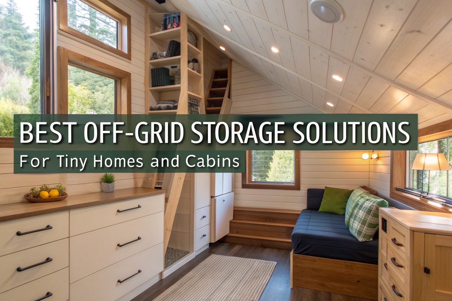 Best Off‑Grid Storage Solutions For Tiny Homes And Cabins