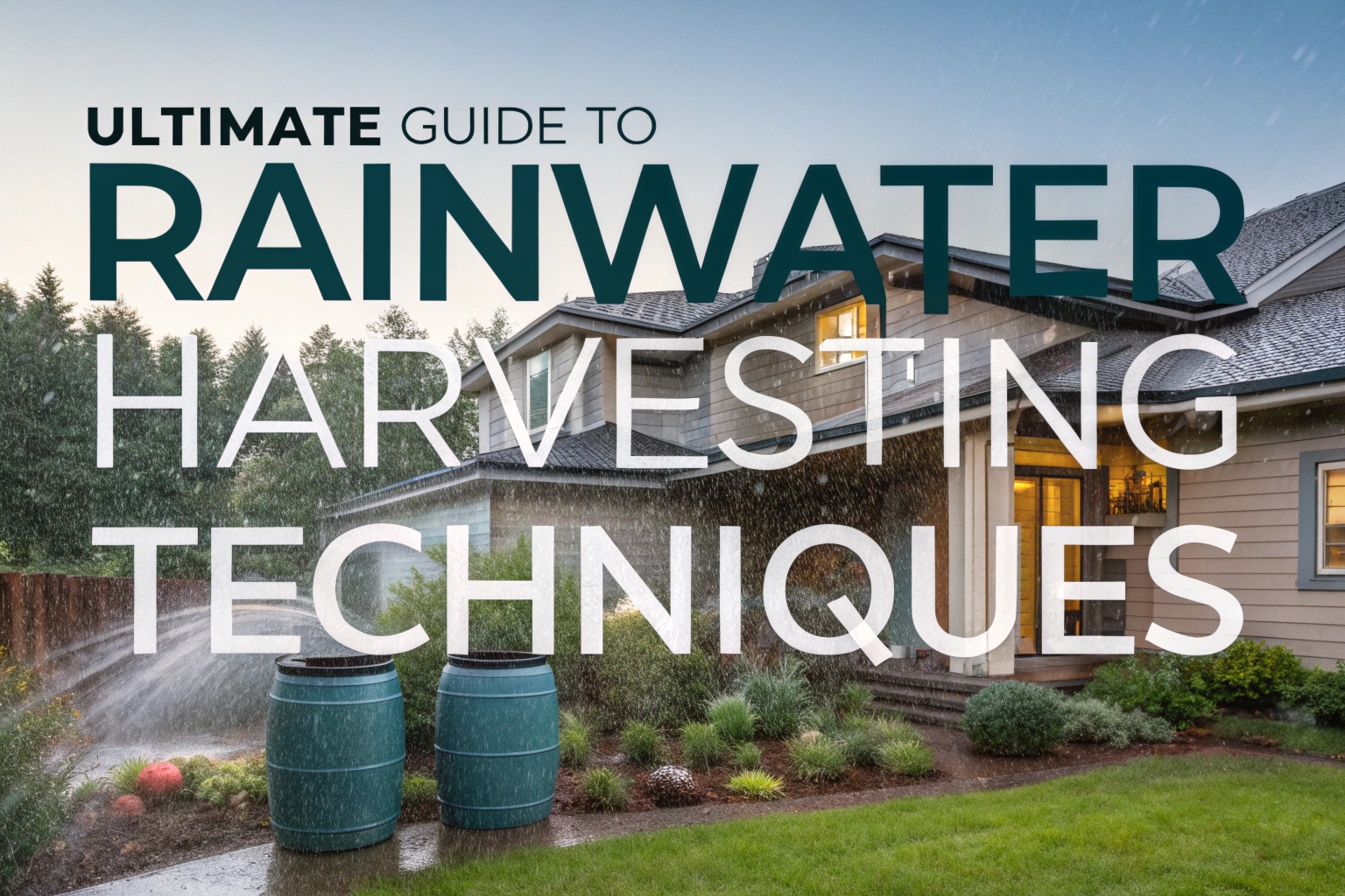 Ultimate Guide To Rainwater Harvesting Techniques