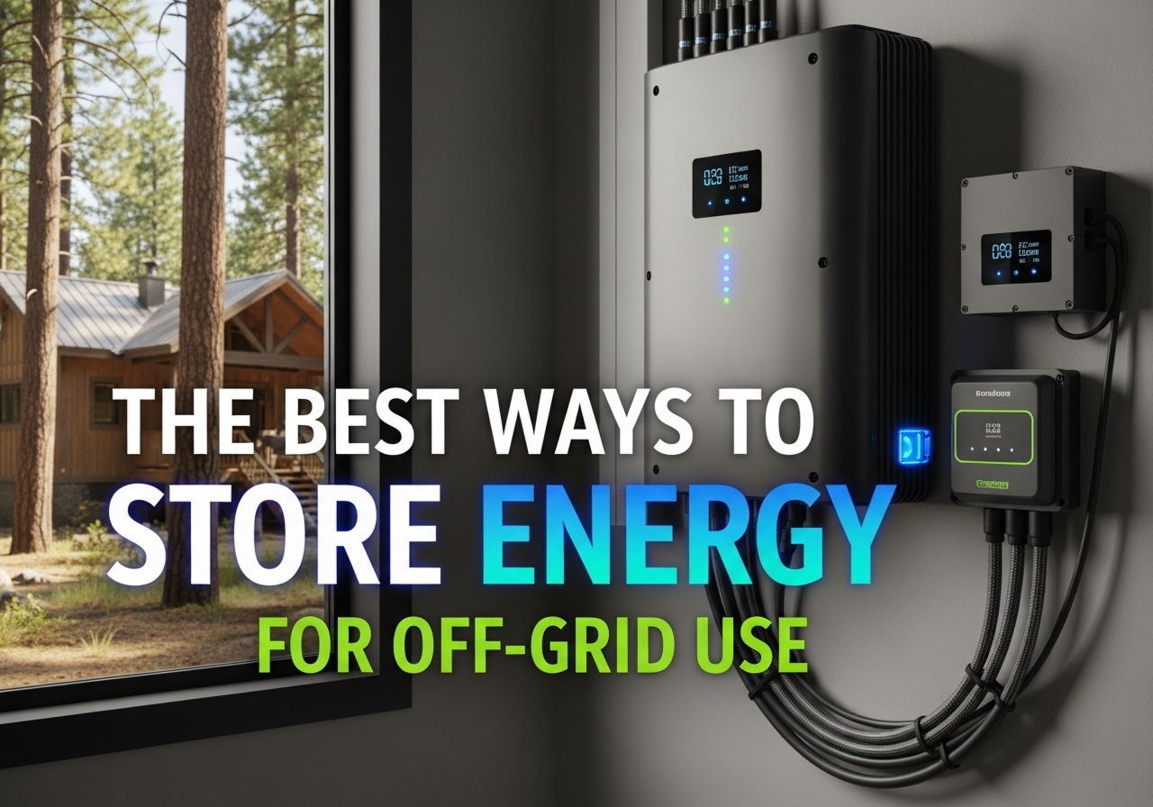 The Best Ways To Store Energy For Off-Grid Use