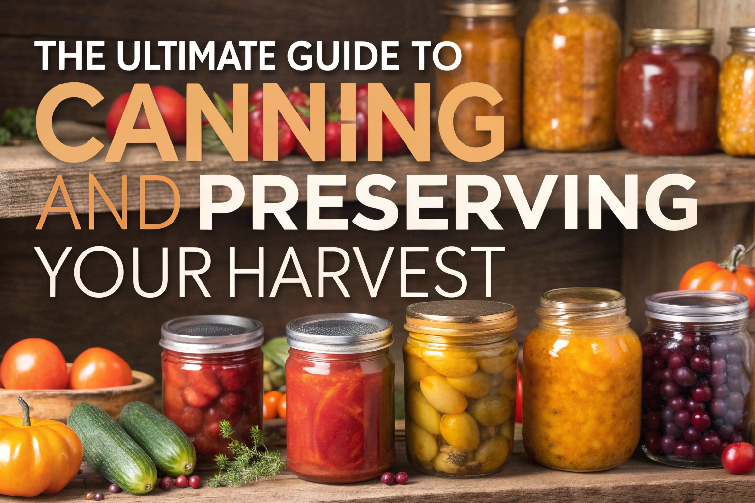 The Ultimate Guide To Canning And Preserving Your Harvest