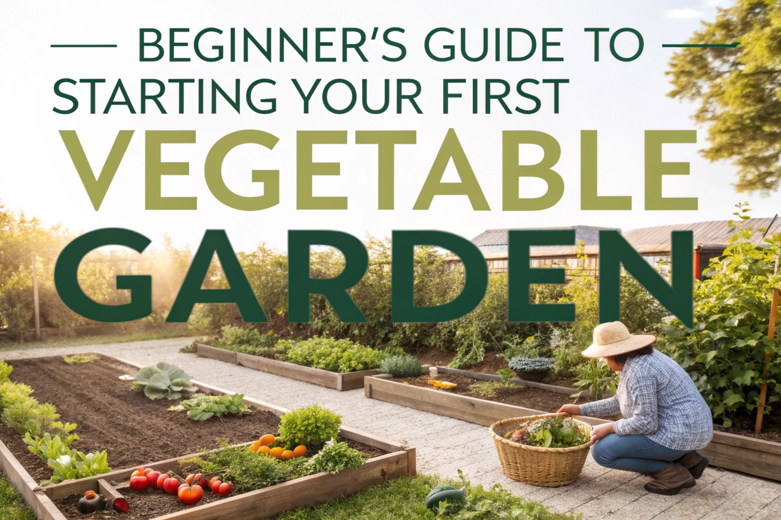 Beginner’s Guide To Starting Your First Vegetable Garden
